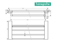 ESTANTE TOALLERO ADDSTORIS HANSGROHE